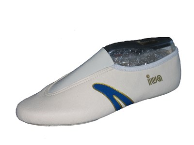 IWA Gym shoe in white synthetic suede 403
